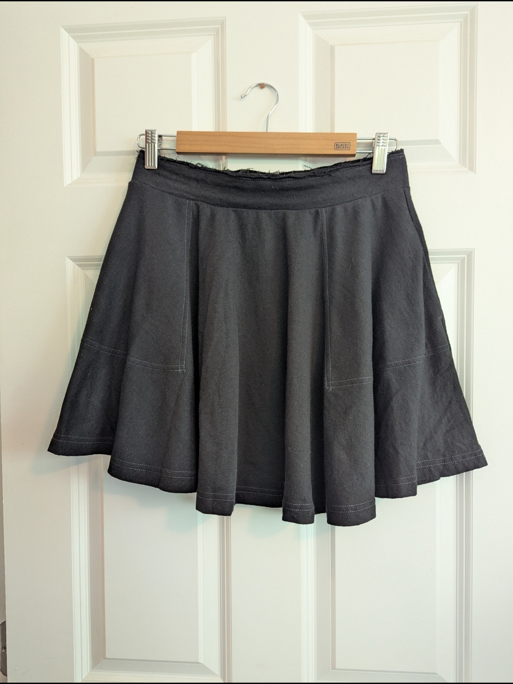 We The Free By Free People Classic Black Flared Skirt